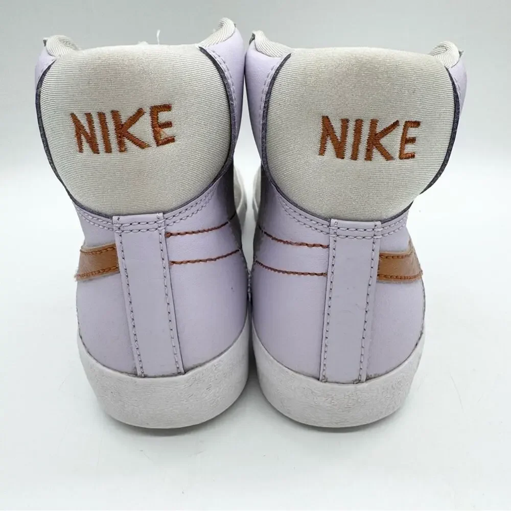 Nike Big Girls‎ Blazer Mid '77 Casual Sneakers Barely Grape/Metallic Copper 4.5Y